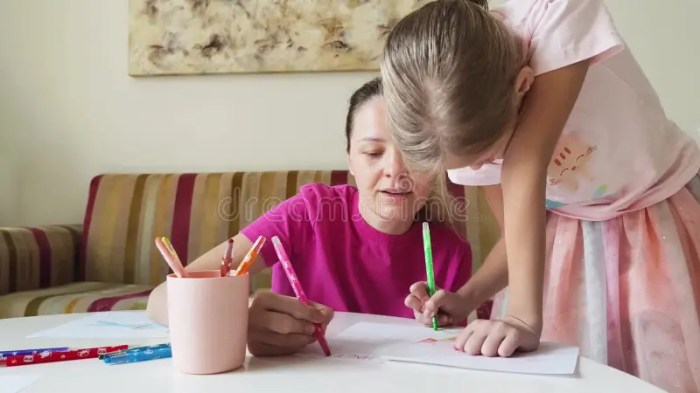 Mewarnai Ibu dan Anak Aktivitas Kreatif dan Mengikat